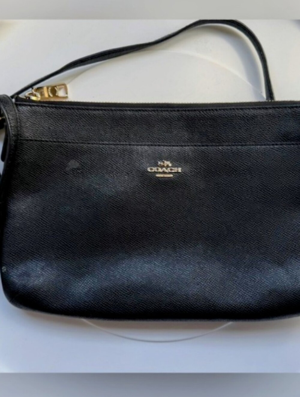 Coach Black Leather Crossbody Bag